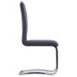 vidaXL Freischwinger 4 Stk. Grau Wildleder-Optik vidaXL Freischwinger 4 Stk. Grau Wildleder-Optik