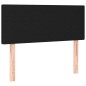 vidaXL Boxspringbett mit Matratze Schwarz 90x200 cm Stoff vidaXL Boxspringbett mit Matratze Schwarz 90x200 cm Stoff