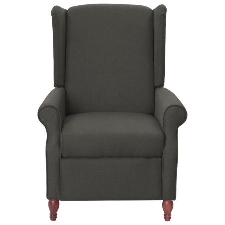 Massagesessel Dunkelgrau Stoff