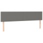 vidaXL Boxspringbett mit Matratze Dunkelgrau 160x200 cm Stoff vidaXL Boxspringbett mit Matratze Dunkelgrau 160x200 cm Stoff