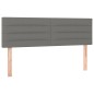 vidaXL Boxspringbett mit Matratze Dunkelgrau 140x190 cm Stoff vidaXL Boxspringbett mit Matratze Dunkelgrau 140x190 cm Stoff