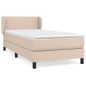 vidaXL Boxspringbett Matratze Cappuccino-Braun 100x200cm Kunstleder vidaXL Boxspringbett Matratze Cappuccino-Braun 100x200cm Kunstleder