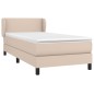 vidaXL Boxspringbett Matratze Cappuccino-Braun 100x200cm Kunstleder vidaXL Boxspringbett Matratze Cappuccino-Braun 100x200cm Kunstleder