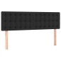 vidaXL Boxspringbett mit Matratze Schwarz 140x200 cm Kunstleder vidaXL Boxspringbett mit Matratze Schwarz 140x200 cm Kunstleder