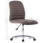 Esszimmerstühle 2 Stk. Taupe Stoff Esszimmerstühle 2 Stk. Taupe Stoff
