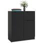 vidaXL Sideboards 2 Stk. Schwarz 60x30x70 cm Holzwerkstoff vidaXL Sideboards 2 Stk. Schwarz 60x30x70 cm Holzwerkstoff