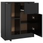 vidaXL Sideboards 2 Stk. Schwarz 60x30x70 cm Holzwerkstoff vidaXL Sideboards 2 Stk. Schwarz 60x30x70 cm Holzwerkstoff