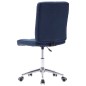 Esszimmerstühle 2 Stk. Blau Stoff Esszimmerstühle 2 Stk. Blau Stoff