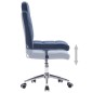 Esszimmerstühle 2 Stk. Blau Stoff Esszimmerstühle 2 Stk. Blau Stoff