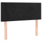 vidaXL Boxspringbett mit Matratze Schwarz 80x200 cm Samt vidaXL Boxspringbett mit Matratze Schwarz 80x200 cm Samt