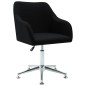 vidaXL Esszimmerstühle Drehbar 2 Stk. Schwarz Stoff vidaXL Esszimmerstühle Drehbar 2 Stk. Schwarz Stoff