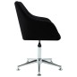 vidaXL Esszimmerstühle Drehbar 2 Stk. Schwarz Stoff vidaXL Esszimmerstühle Drehbar 2 Stk. Schwarz Stoff