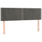 vidaXL Boxspringbett mit Matratze Dunkelgrau 140x200 cm Samt vidaXL Boxspringbett mit Matratze Dunkelgrau 140x200 cm Samt