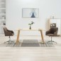 Esszimmerstühle Drehbar 2 Stk. Braun Stoff Esszimmerstühle Drehbar 2 Stk. Braun Stoff