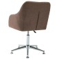 Esszimmerstühle Drehbar 2 Stk. Braun Stoff Esszimmerstühle Drehbar 2 Stk. Braun Stoff