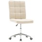 Esszimmerstühle 2 Stk. Creme Stoff Esszimmerstühle 2 Stk. Creme Stoff