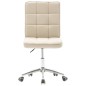 Esszimmerstühle 2 Stk. Creme Stoff Esszimmerstühle 2 Stk. Creme Stoff