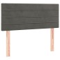 vidaXL Boxspringbett mit Matratze Dunkelgrau 80x200 cm Samt vidaXL Boxspringbett mit Matratze Dunkelgrau 80x200 cm Samt