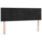 vidaXL Boxspringbett mit Matratze Schwarz 140x200 cm Samt vidaXL Boxspringbett mit Matratze Schwarz 140x200 cm Samt