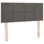 vidaXL Boxspringbett mit Matratze Dunkelgrau 100x200 cm Samt vidaXL Boxspringbett mit Matratze Dunkelgrau 100x200 cm Samt