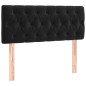 vidaXL Boxspringbett mit Matratze Schwarz 90x200 cm Samt vidaXL Boxspringbett mit Matratze Schwarz 90x200 cm Samt