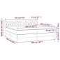 vidaXL Boxspringbett mit Matratze Rosa 200x200 cm Samt vidaXL Boxspringbett mit Matratze Rosa 200x200 cm Samt