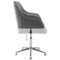 vidaXL Esszimmerstühle Drehbar 2 Stk. Hellgrau Stoff vidaXL Esszimmerstühle Drehbar 2 Stk. Hellgrau Stoff