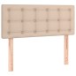 vidaXL Boxspringbett Matratze Cappuccino-Braun 100x200cm Kunstleder vidaXL Boxspringbett Matratze Cappuccino-Braun 100x200cm Kunstleder