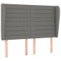 vidaXL Boxspringbett mit Matratze Dunkelgrau 140x190 cm Stoff vidaXL Boxspringbett mit Matratze Dunkelgrau 140x190 cm Stoff