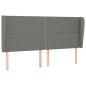 vidaXL Boxspringbett mit Matratze Dunkelgrau 200x200 cm Stoff vidaXL Boxspringbett mit Matratze Dunkelgrau 200x200 cm Stoff