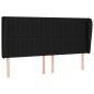 vidaXL Boxspringbett mit Matratze Schwarz 180x200 cm Stoff vidaXL Boxspringbett mit Matratze Schwarz 180x200 cm Stoff