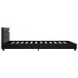 LED-Bettgestell Schwarz Kunstleder 160x200 cm LED-Bettgestell Schwarz Kunstleder 160x200 cm