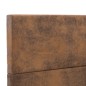 Bettgestell Braun Wildleder-Optik 120x200 cm Bettgestell Braun Wildleder-Optik 120x200 cm