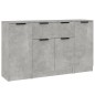 vidaXL Sideboards 3 Stk. Betongrau Holzwerkstoff vidaXL Sideboards 3 Stk. Betongrau Holzwerkstoff