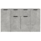vidaXL Sideboards 3 Stk. Betongrau Holzwerkstoff vidaXL Sideboards 3 Stk. Betongrau Holzwerkstoff