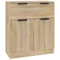 vidaXL Sideboards 3 Stk. Sonoma-Eiche Holzwerkstoff vidaXL Sideboards 3 Stk. Sonoma-Eiche Holzwerkstoff
