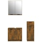 vidaXL 3-tlg. Badmöbel-Set Räuchereiche Holzwerkstoff vidaXL 3-tlg. Badmöbel-Set Räuchereiche Holzwerkstoff