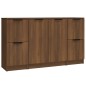 vidaXL Sideboards 3 Stk. Braun Eichen-Optik Holzwerkstoff vidaXL Sideboards 3 Stk. Braun Eichen-Optik Holzwerkstoff
