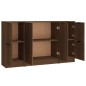 vidaXL Sideboards 3 Stk. Braun Eichen-Optik Holzwerkstoff vidaXL Sideboards 3 Stk. Braun Eichen-Optik Holzwerkstoff