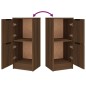 vidaXL Sideboards 3 Stk. Braun Eichen-Optik Holzwerkstoff vidaXL Sideboards 3 Stk. Braun Eichen-Optik Holzwerkstoff