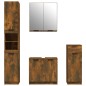 vidaXL 4-tlg. Badmöbel-Set Räuchereiche Holzwerkstoff vidaXL 4-tlg. Badmöbel-Set Räuchereiche Holzwerkstoff