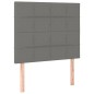 vidaXL Boxspringbett mit Matratze Dunkelgrau 80x200 cm Stoff vidaXL Boxspringbett mit Matratze Dunkelgrau 80x200 cm Stoff