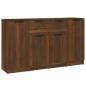 vidaXL Sideboards 3 Stk. Braun Eichen-Optik Holzwerkstoff vidaXL Sideboards 3 Stk. Braun Eichen-Optik Holzwerkstoff