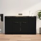 vidaXL Sideboards 3 Stk. Schwarz Holzwerkstoff vidaXL Sideboards 3 Stk. Schwarz Holzwerkstoff