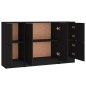 vidaXL Sideboards 3 Stk. Schwarz Holzwerkstoff vidaXL Sideboards 3 Stk. Schwarz Holzwerkstoff