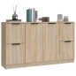 vidaXL Sideboards 3 Stk. Sonoma-Eiche Holzwerkstoff vidaXL Sideboards 3 Stk. Sonoma-Eiche Holzwerkstoff