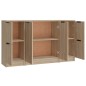 vidaXL Sideboards 3 Stk. Sonoma-Eiche Holzwerkstoff vidaXL Sideboards 3 Stk. Sonoma-Eiche Holzwerkstoff