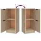 vidaXL Sideboards 3 Stk. Sonoma-Eiche Holzwerkstoff vidaXL Sideboards 3 Stk. Sonoma-Eiche Holzwerkstoff