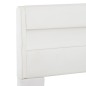 Bettgestell mit LED Weiß Kunstleder 140x200 cm Bettgestell mit LED Weiß Kunstleder 140x200 cm