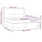 vidaXL Boxspringbett mit Matratze Schwarz 180x200 cm Kunstleder vidaXL Boxspringbett mit Matratze Schwarz 180x200 cm Kunstleder